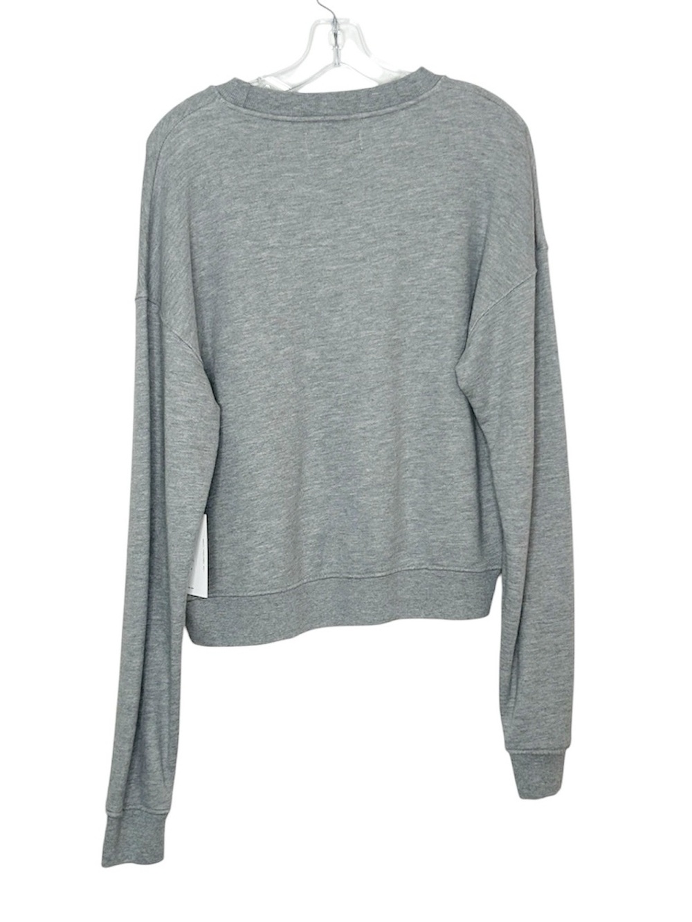 Spiritual Gangster Club Pilates Cropped Sweatshirt Gray Size M NWT - Picture 2 of 8